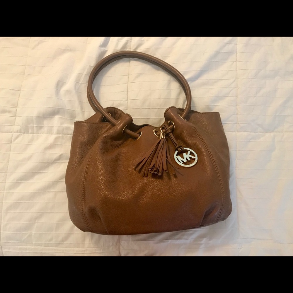 Authentic Michael Kors Tassle Ring Tote